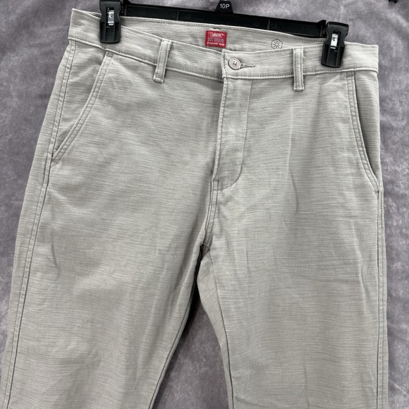 Levis XX Chino Pants Mens 32x30 Gray Standard Taper Warm - Picture 3 of 9